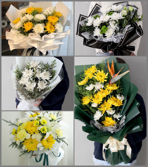 贵州贵阳清镇市王庄布依族苗族乡蚂蝗村白事花束代送